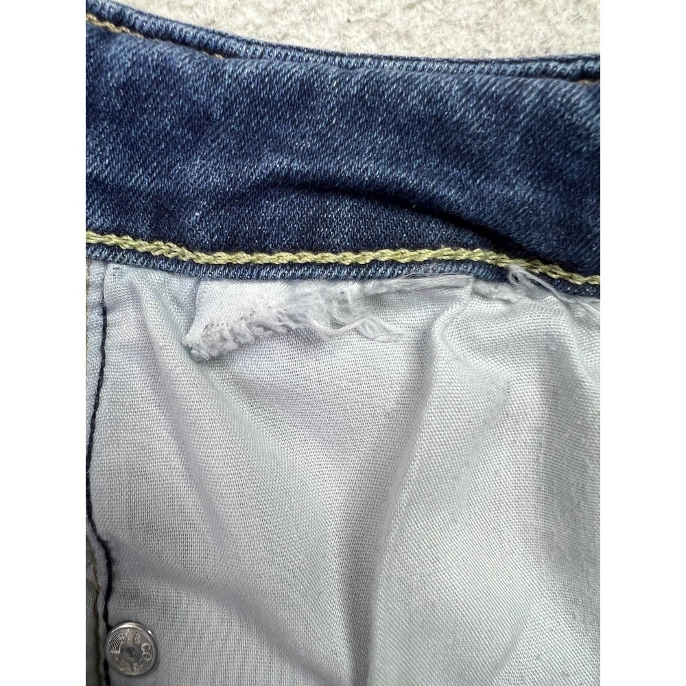Levis Premium 721 High Rise Skinny Jeans Womens 26x29 Blue Distressed Denim - Picture 10 of 15